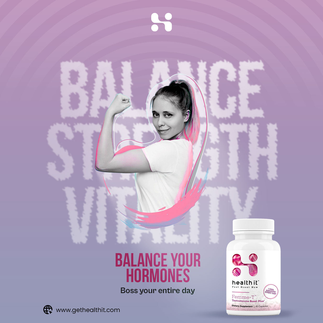 Femme-T – Women’s Wellness & Vitality Blend with Tongkat Ali, Maca & Stinging Nettle