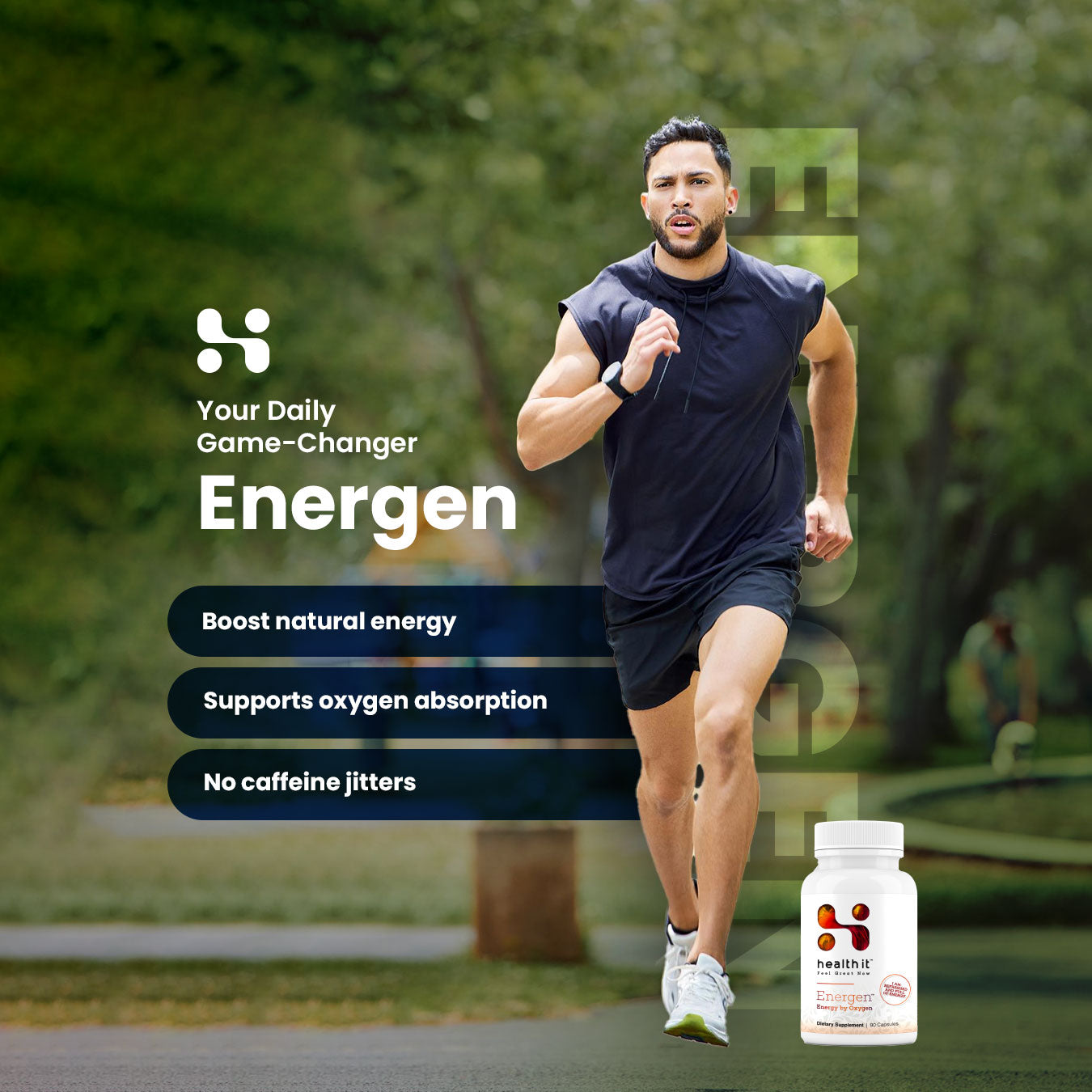 Energen - Featuring Cordyceps Mushroom | Natural Vitality and Wellness Support