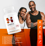 Energen bottle with woman and man