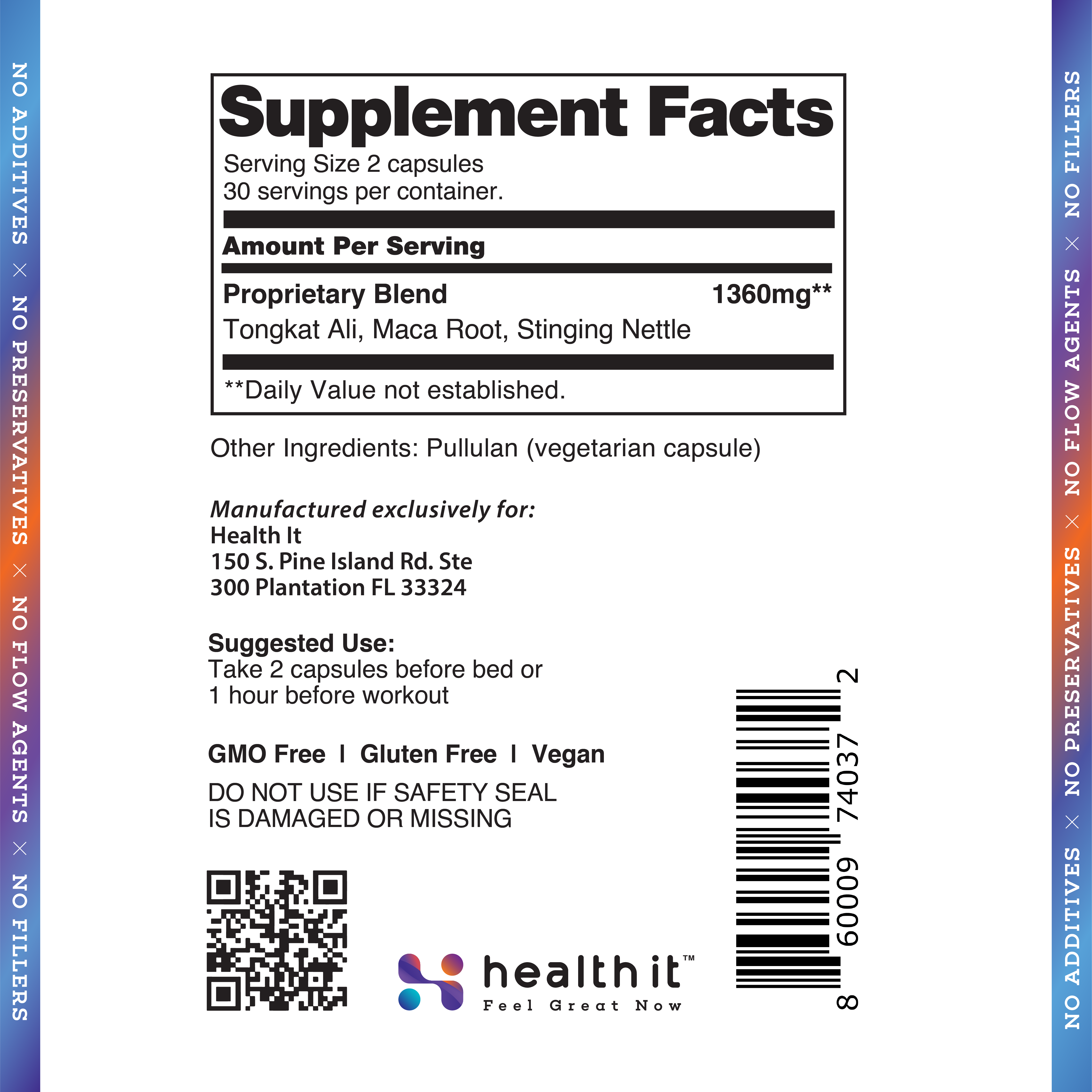 Femme-T – Women’s Wellness & Vitality Blend with Tongkat Ali, Maca & Stinging Nettle