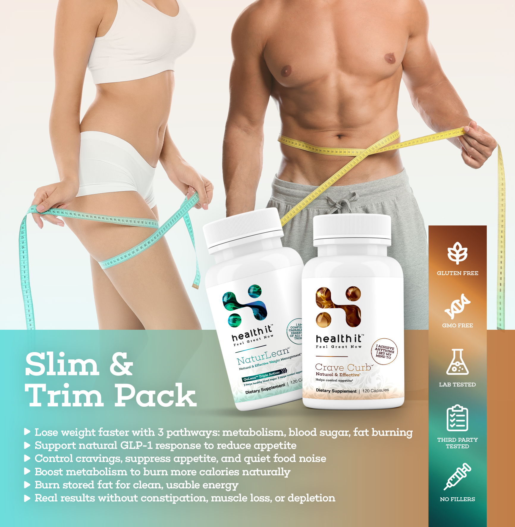 Slim & Trim Pack - Metabolism & Craving Support System